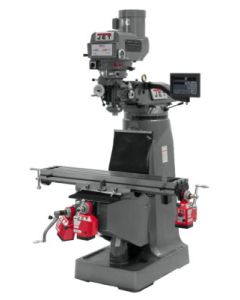 JET 690093 JTM-4VS Milling Machine with Newall DP700 3-Axis DRO & X & Y & Z Axis Powerfeed (Knee)
