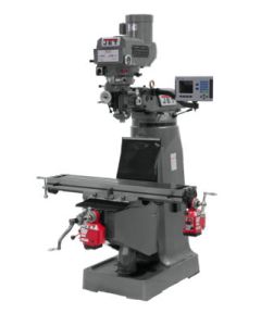 JET 690140 JTM-4VS Milling Machine with 3-axis ACU-RITE 200S DRO (Quill), X and Y Powerfeed Installed)