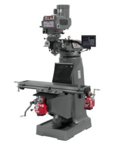 JET 691203 JTM-4VS Milling Machine with Newall DP700 3-Axis DRO & X & Y-Axis Powerfeeds (Quill)