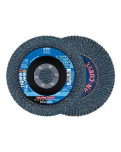 Pferd 69398197, 66990 5″ x 7/8" Z SGP Curve Steelox Flap Disc, 2 Pack