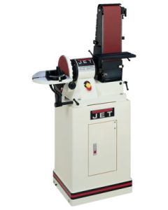 JET 708597K JSG-96CS, 6" x 48" Belt / 9" Disc Sander with Closed Stand, 3/4HP 1Ph, 115V