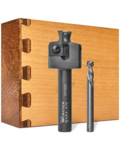 Vortex Tool 7600-KIT-1/2, Upcut Square Dovetail Insert Kit