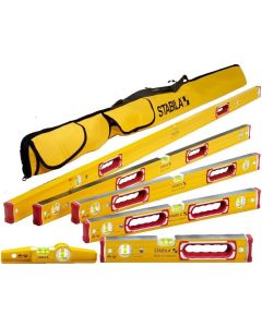 Stabila 78296 Type 196 Complete 6-Level Set & Case