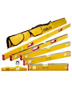 Stabila 78396 6-Piece Magnetic Level Set with Case