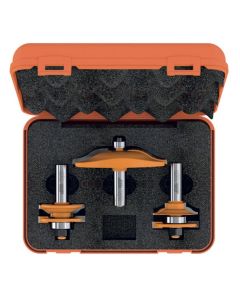 CMT Tools 800.514.11, 1/2" 3 Piece Bevel Kitchen Set