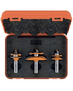 CMT Tools 800.518.11, 1/2" 3-Piece A-Profile Cove Junior Raised Panel Set