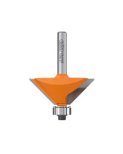 CMT Tools 836.420.11, 1-49/64" x 23/32" Chamfer Router Bit with Bearing