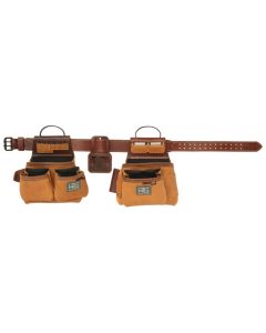Weaver Tool Gear 85200-55-01 MD/LG Brown Leather Super Framer Tool Belt