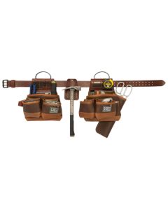 Weaver Tool Gear 85252-55-01, MD/LG Brown Leather Pro Roofer Tool Belt