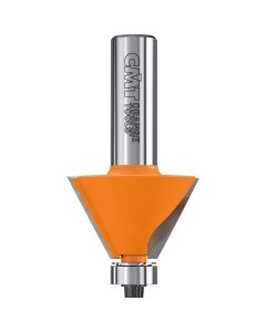 CMT Tools 857.501.11, 1-1/2" x 7/8" Chamfer Router Bit with Bearing
