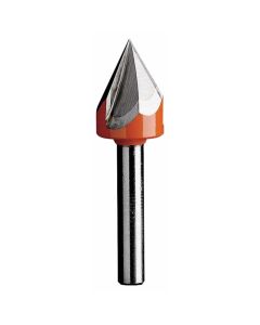 CMT Tools 858.501.11, 1/2" x 7/16" x 2-3/8'' Laser Point Router Bit