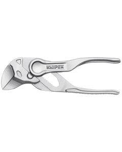 Knipex Tools 8604100SBA 4" Chrome Plated Pliers Wrench XS