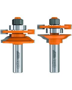 CMT Tools 891.501.11, 1-3/4" x 2-51/64" Rail & Stile Router Bit Set