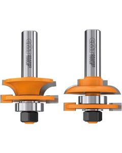 CMT Tools 891.503.11, 1-3/4" x 2-51/64" Rail & Stile Router Bit Set