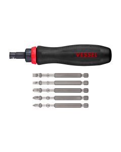 Vessel Tools 900RT5PU, 5 Piece Megadora Ratchet Screwdriver Set