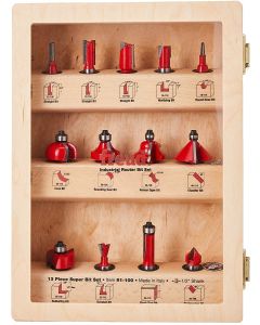 Freud 91-100 Carbide Tipped Super Router Bit Set