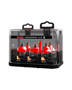 Freud 91-104 6-Piece Carbide Tipped Starter Router Bit Set