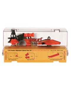 Freud 97-250 Premier Adjustable Cabinet Router Bit Set