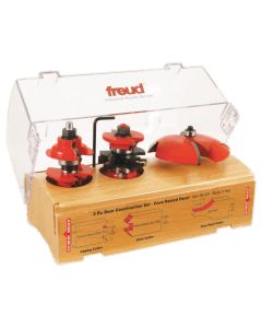 Freud 98-302 Construction Router Bit Set, 1/2 inch, Carbide