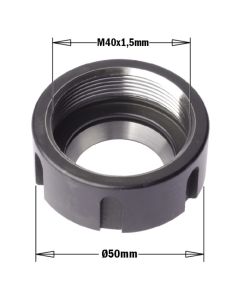CMT Tools 992.183.02, M40x1.5mm LH Clamping Nut