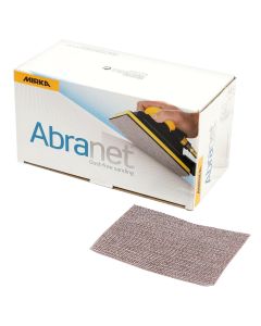 Mirka 9A-129-120 Abranet 3" x 4" 120 Grit Mesh Grip Sheet, 50 Pack
