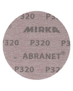 Mirka 9A-232-320 Abranet 5" Grip P320 Abrasive Sanding Disc, 50 Piece