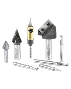 Amana Tool AMS-130 8 Piece CNC Signmaking Starter Router Bit Set