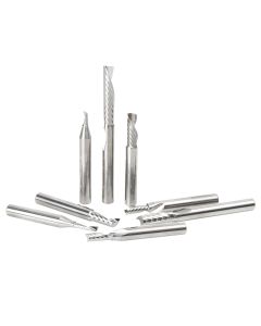 Amana Tool AMS-160 1/4" Solid Carbide CNC Spiral 'O' Flute Collection Router Bit