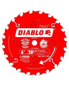 Freud D0620X Diablo 6" Carbide Trim Saw Blade