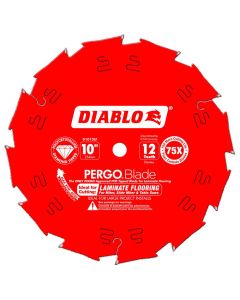 Freud D1012LF 10" 12T PCD Laminate Flooring (Pergo) Circular Saw Blade