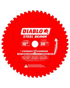 Freud D1050CF Diablo 10" Carbide Steel Demon Cermet II Metal Cutting Circular Saw Blade