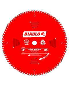 Freud DIABLO D1484X 14" 84T Fine Finish Circular Saw Blade, 1" Arbor