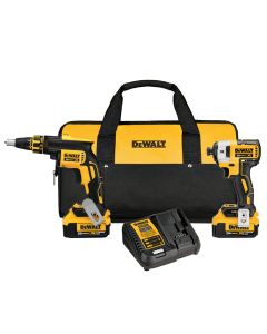 DeWalt DCK267M2 XR 20V Max 4 Ah Cordless Drywall Screwgun and Impact Driver Combo Kit