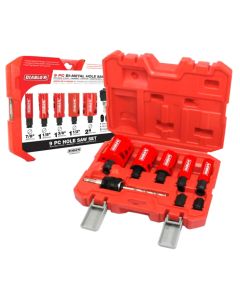 Freud DHS09SGP Diablo Bi-Metal Quick Change Hole Saw Kit, 9/Pack