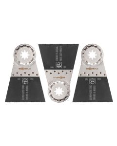 Fein 63502161270 2" x 2-1/2" Bimetal SLP E-Cut Long-Life Saw Blade, 3 Pack