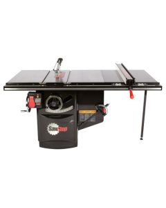 SawStop ICS53230-TGI236 Industrial 5HP, 3ph, 230v Cabinet Saw with 36” Industrial T-Glide Rip Fence, Rails & Extension Table