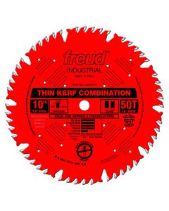 LU83R010 Freud 10" Heavy Duty Thin Kerf Combination Wood Cutting Saw Blade