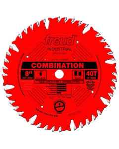 LU84R008 Freud 8" Heavy Duty Combination Wood Cutting Saw Blade