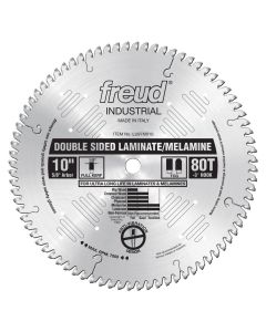 Freud LU97M010 10" 80T Double Sided Laminate Melamine Circular Saw Blade