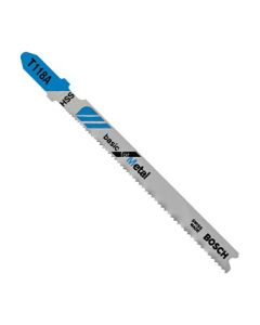 Bosch T118A100 3-5/8" High Speed Steel Basic Jig Saw Blade, 100 Piece