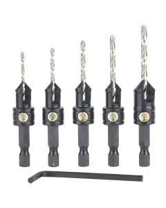 Amana Tool TDS-500 Quick Release Countersink Drill Bit Set