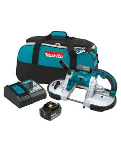 Makita XBP02TX LXT 18V 5.0 Ah Lithium-Ion Cordless Portable Band Saw Kit