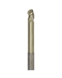 Onsrud Cutter AMC709789 AF Series 0.25" x 0.375"/1.75" 3BA-ZrN End Mill
