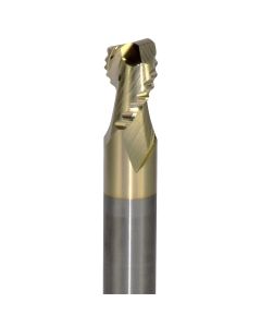 Onsrud Cutter AMC800045 AF Series 0.375" x 0.5" 2R0.03" A-I-ZrN End Mill