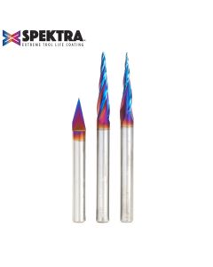 Amana Tool AMS-107-K, 1/4" 3PC CNC Ultimate 2D/3D Carving/Engraving Bit Set