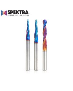 Amana Tool AMS-146-K Spektra 3PC SC Carving Ball Nose Router Bit Set