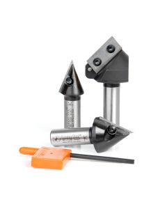 Amana Tool AMS-157, 1/2" 3-Piece 3D Signmaking CNC Router Bit Set