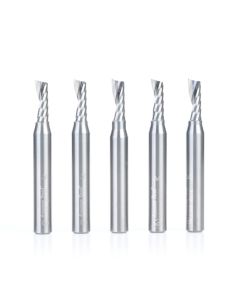 Amana Tool AMS-166-K 5 Piece Spektra Solid Carbide Spiral 'O' Flute CNC Router Bit Set