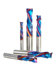Amana Tool AMS-182-K Spektra 5 Piece Solid Carbide Compression Spiral CNC Router Bit Set