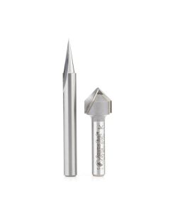 Amana Tool AMS-193 1/4" 2 Piece Signmaking/Engraving Router Bit Set